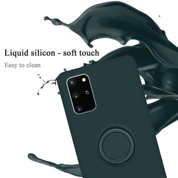 Skyddande skal - CADORABO - Samsung Galaxy S20 PLUS - Silikon TPU - Ljusgrön - Tunt och lätt design Ljusgrön