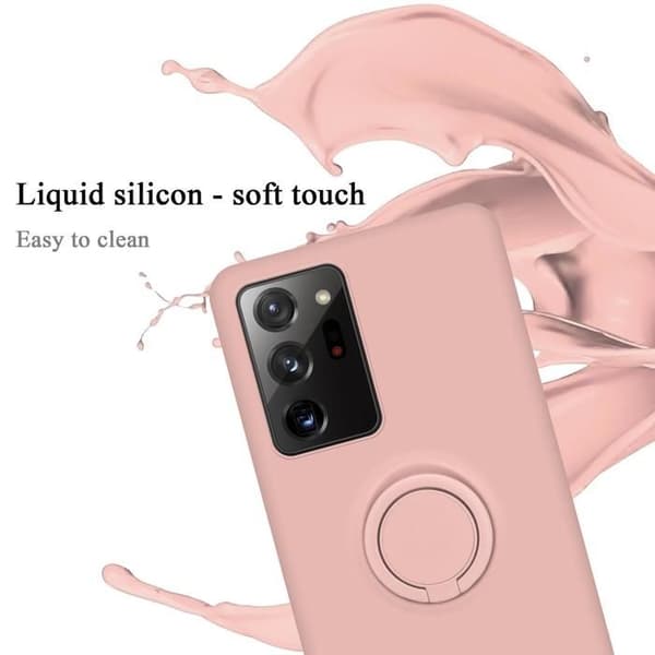 Skyddsfodral för Samsung Galaxy NOTE 20 ULTRA i LIQUID PINK Stötskydd Ros