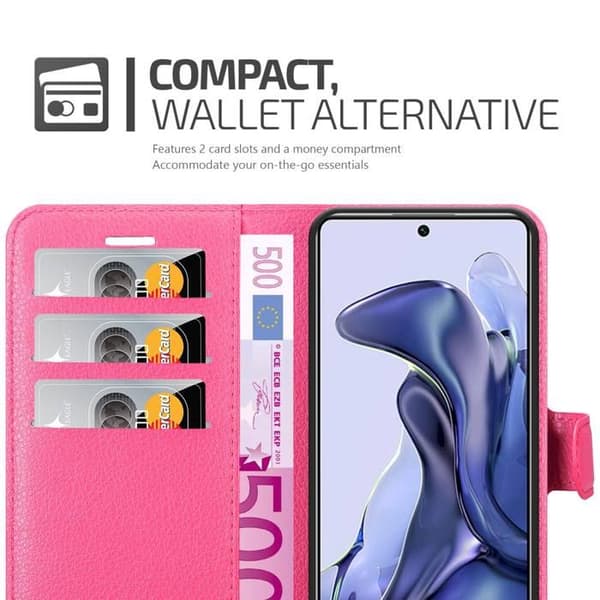 Fodral för Xiaomi 11T / 11T PRO i SOCKERROSA Ros