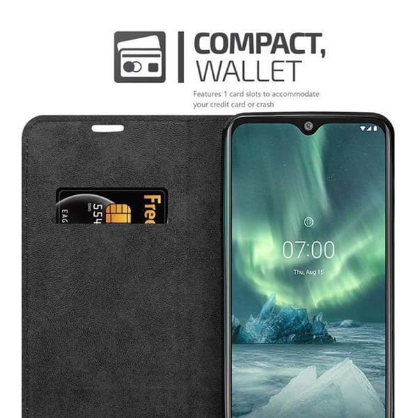 Fodral för Nokia 7.2 Skal i ÄPPLE RÖD Röd