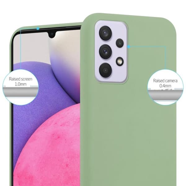 Skyddsfodral för Samsung Galaxy A33 5G CANDY GRÖN PASTELL Stötskydd Silikon Grön