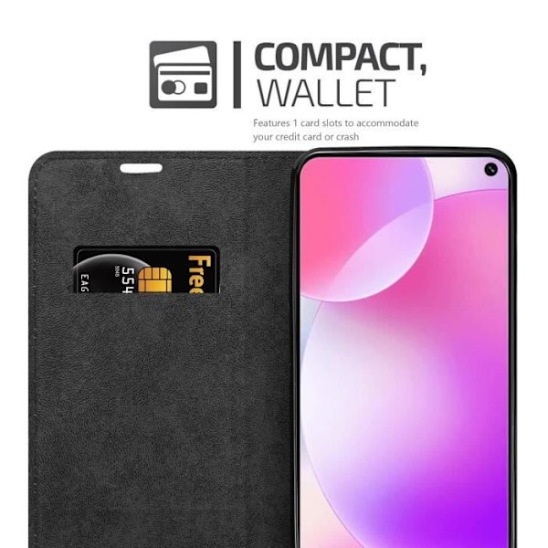 Telefontui - CADORABO - Xiaomi RedMi K30/K30i 5G - Kaffeebrun - Magnetstängning - Mjuk kaffe brunt