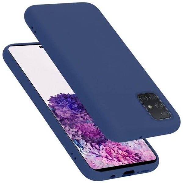Telefonfall - CADORABO - Samsung Galaxy A71 - Flexibel TPU-silikon - Optimal skydd - Lätt design Blå