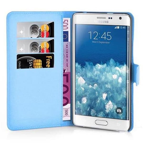 Etui för Samsung Galaxy NOTE EDGE i PASTELLBLÅ Blå