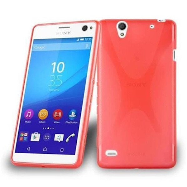 Sony Xperia C4 Fodral i CHERRY RED från Cadorabo (Design