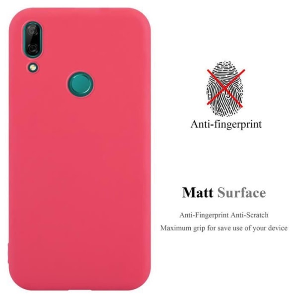 Fodral för Huawei P SMART Z / Y9 PRIME 2019 / Njut av 10 PLUS i CANDY RED Cadorabo Cover Skydds Silikon TPU Fodral Candy Red