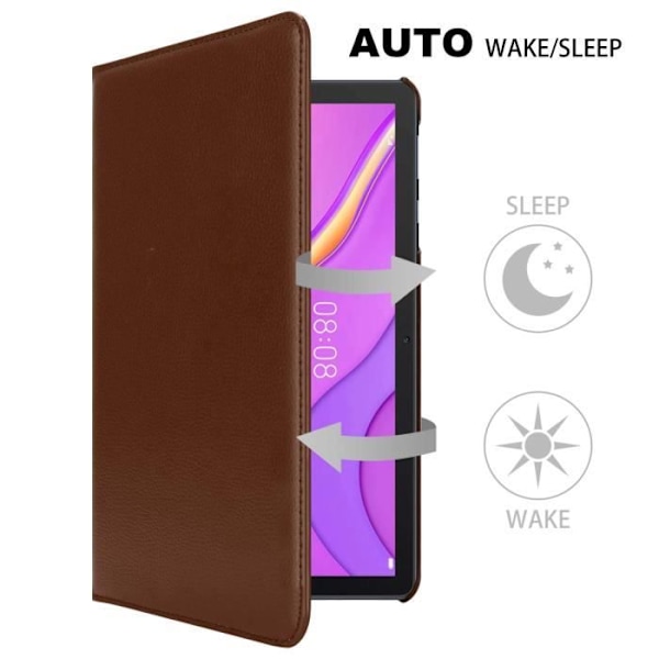 Housse - Cadorabo - Huawei MatePad T 10/T 10s - Brun Champignon - 360° skydd - Inbyggt stöd BRUN SVAMP