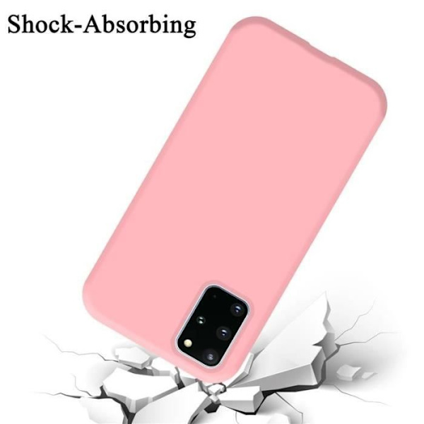 Cadorabo skal för Samsung Galaxy S20 Plus - i Rosa - Flexibel TPU-silikon Rosa