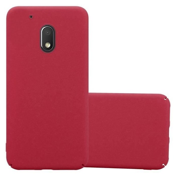 Coque - CADORABO - MOTO Z PLAY - Röd - Hård Skydd - Matt Design Röd