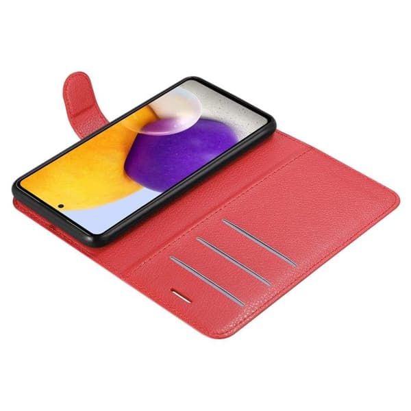 Etui för Samsung Galaxy A73 5G i KIRSCHRÖD Röd