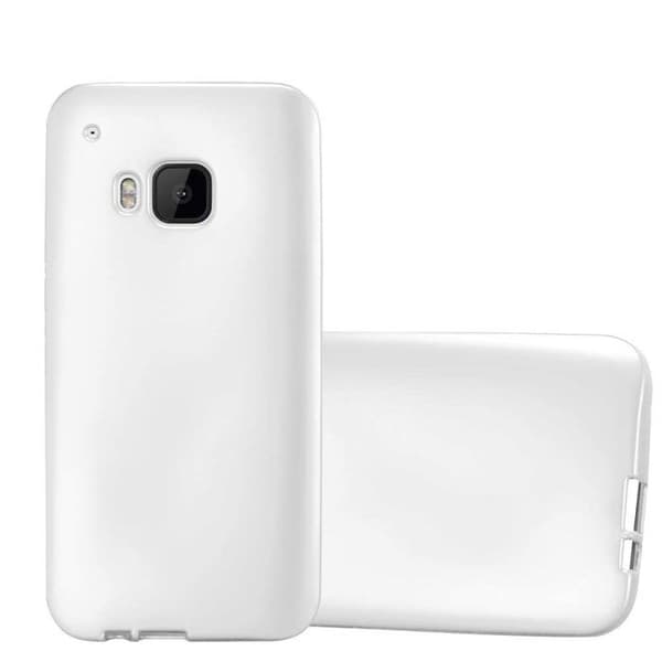 Skyddsskal för HTC ONE M9 Skyddsskal i MATTSILVER Metallic Design Grå