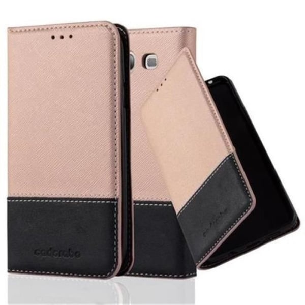 Samsung Galaxy S3 - S3 NEO Fodral i SVART ROSA från Cadorabo (LÄDER-LÄDER COMBI Design) Komplett skyddsfodral med