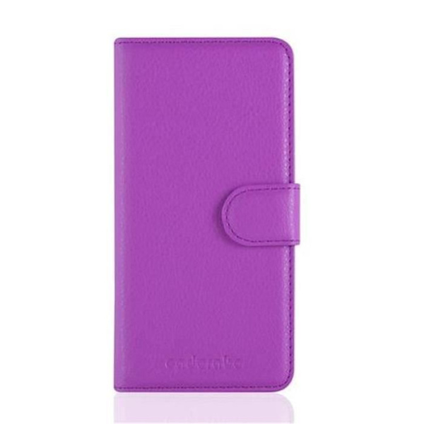 Cadorabo Fodral Samsung Galaxy A3 2016 LILA Fodral Fodral Fullt skydd Magnetisk Stöder Stand Card Slot