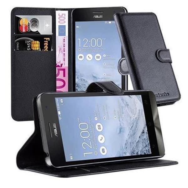 Etui för Asus ZenFone 5 2014 i JET BLACK Svart