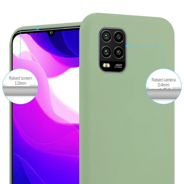 Skal för Xiaomi Mi 10 LITE CANDY GRÖN PASTELL Stötsäker Silikon Grön