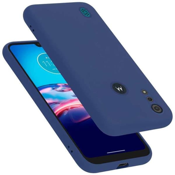 Skyddsfodral för Motorola MOTO E6s 2020 Stötabsorberande i LIQUID BLUE Blå