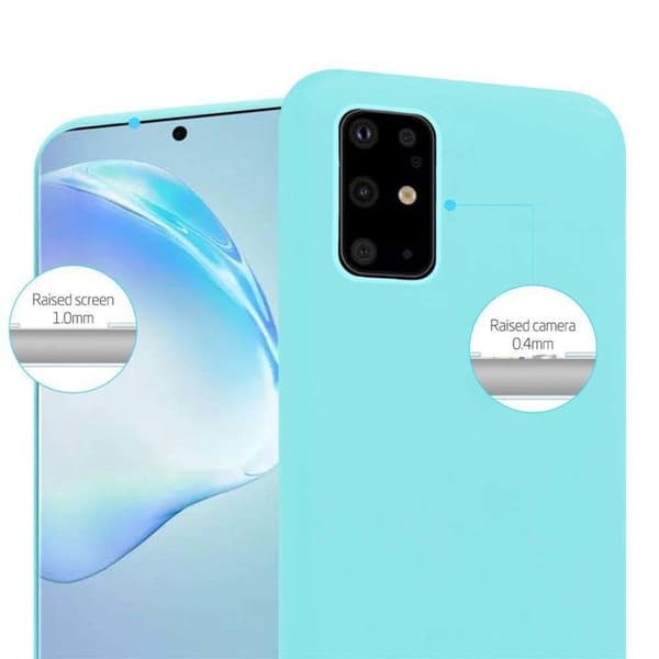 Skyddsfodral för Samsung Galaxy S20 PLUS CANDY BLÅ Stötabsorberande Silikon Blå