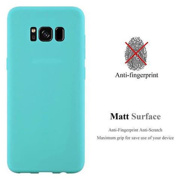 Skyddsfodral för Samsung Galaxy S8 CANDY BLÅ Stötabsorberande Silikon Blå