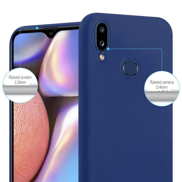 Skyddsfodral för Samsung Galaxy A10s / M01s CANDY MÖRKBLEU Stötskydd Silikon Blå