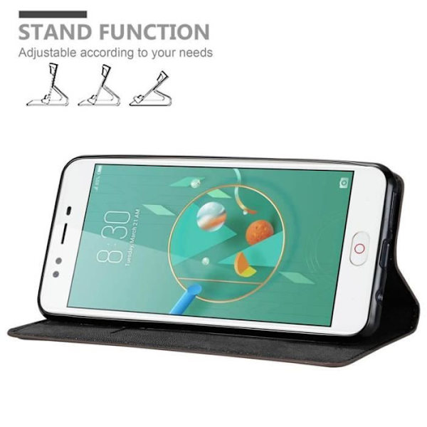 Cadorabo Fodral till ZTE Nubia M2 LITE i KAFFEBRUNT
