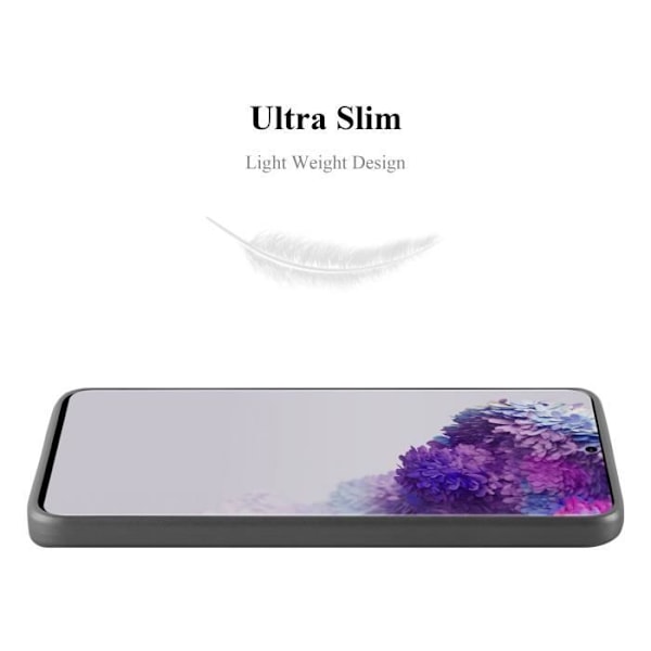 Coque - CADORABO - Samsung Galaxy S20 ULTRA - Skydd Silikon TPU - Tunn design - Grå färg Grå