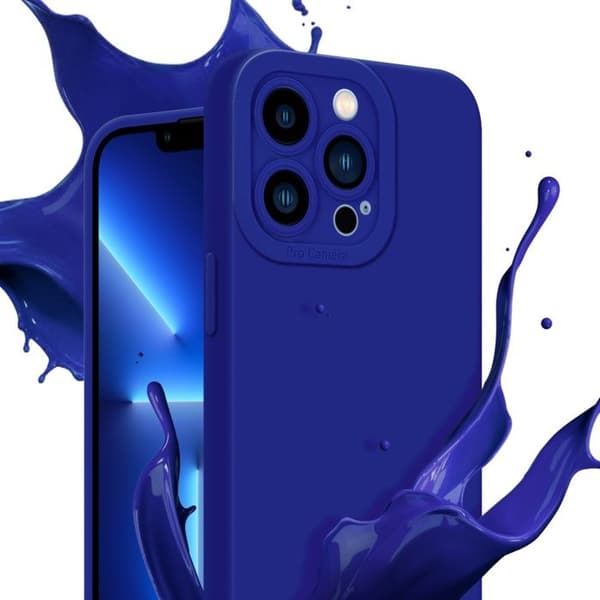 Skyddsfodral för iPhone 12 PRO i FLUID BLÅ Stötsäker Blå