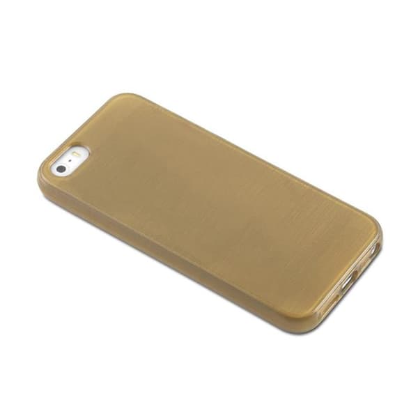 Skal för iPhone 5 / 5S / SE 2016 Guld Stötskydd Gul