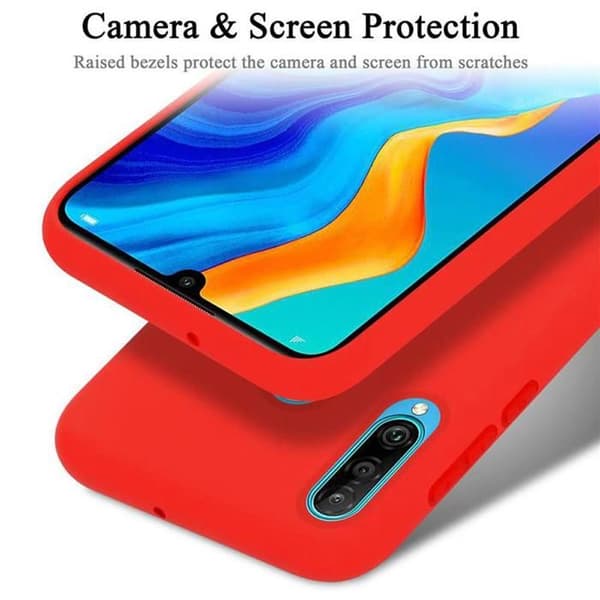 Skyddande stötsäker skal för Huawei P30 LITE i LIQUID RED Röd