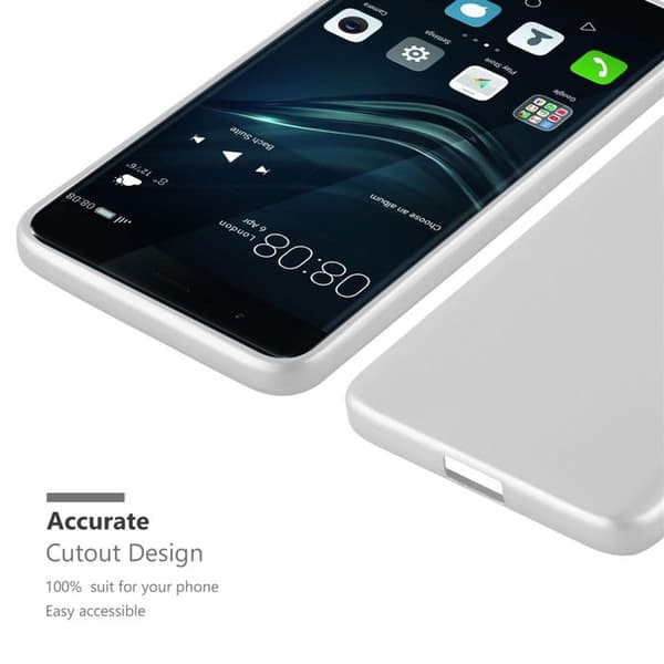 Skyddsfodral för Huawei P9 PLUS Skyddsfodral i MATTSILVER Metallisk design Grå