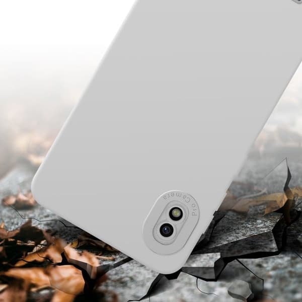 Skyddsfodral för Samsung Galaxy A10 i FLUID VIT Stötsäker Vit