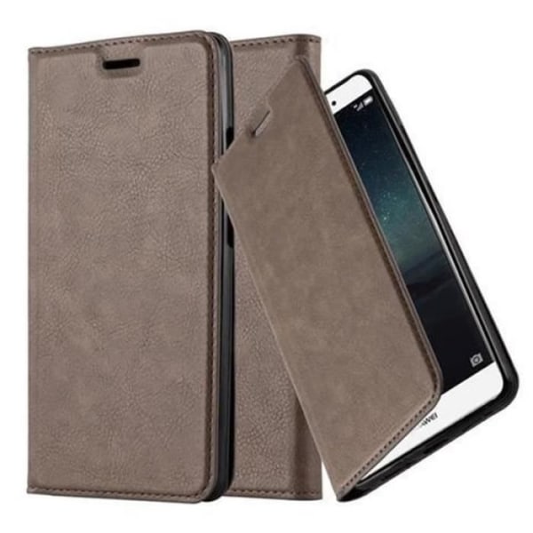 Huawei MATE S-fodral i COFFEE BROWN från Cadorabo (INVISIBLE MAGNETIC CLOSURE Design) Helt skyddsfodral med flipflik