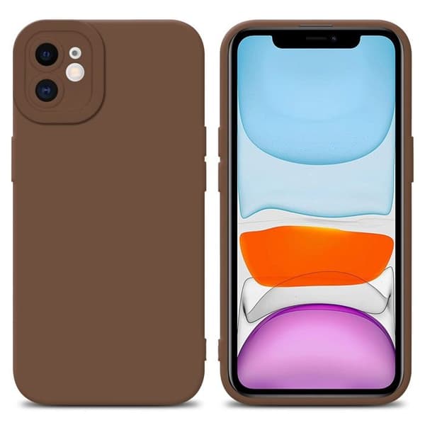 Skyddsfodral för iPhone 11 i FLUID BRUN Stötsäker brun