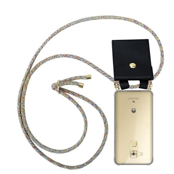 Coque Collier - CADORABO - NOVA PLUS - Silikon TPU - Regnbåge - Mångsidigt fodral med integrerad ficka Regnbåge