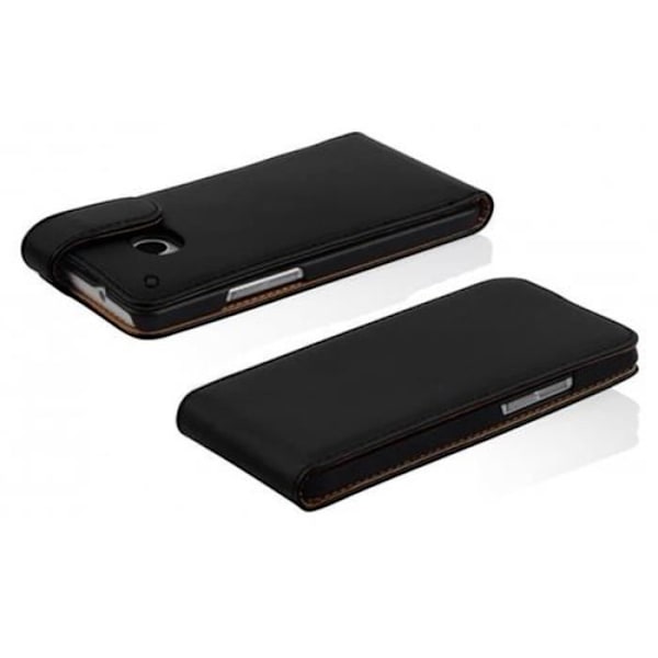 Cadorabo Fodral till HTC ONE MINI M4 i Svart - Flip