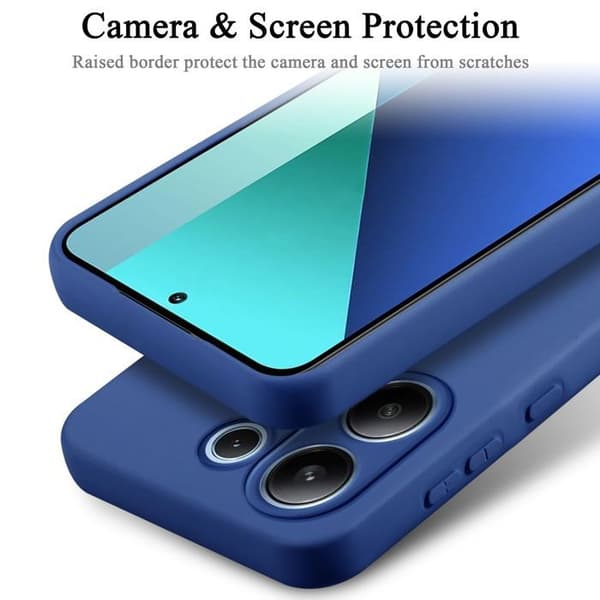 Skyddsfodral för Redmi Note 13 4G Stötbeständig i LIQUID BLUE Blå