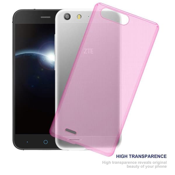 Transparent stötsäker silikonfodral för ZTE Blade V6 Ros