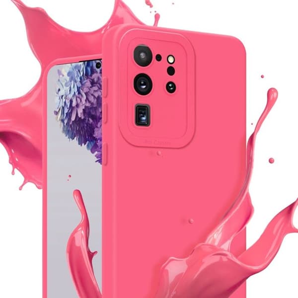 Skyddsfodral för Samsung Galaxy S20 ULTRA i FLUID RÖD Stötsäker Skyddsfodral Röd