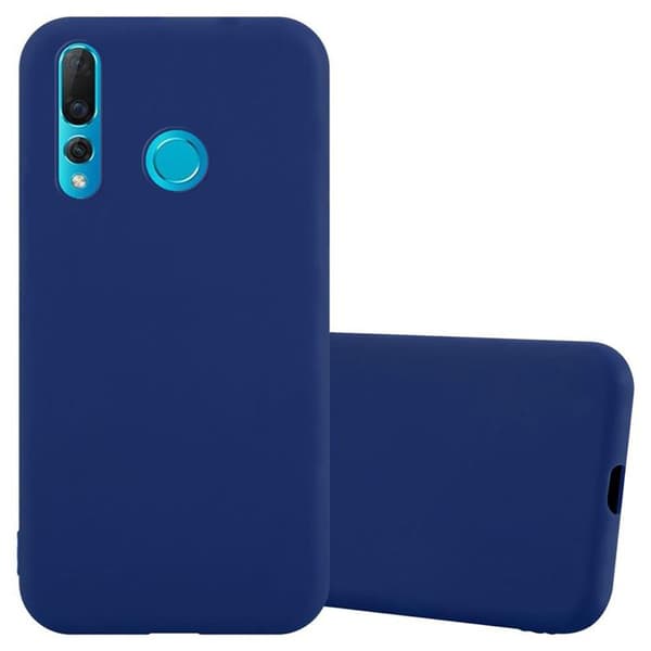 Skyddsfodral för Huawei NOVA 4 CANDY MÖRKBLEU Stötabsorberande Silikon Blå