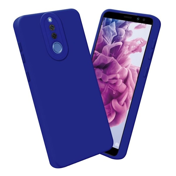 Coque för Huawei MATE 10 LITE i FLUID BLÅ Fodral Etui Cover i flexibel TPU-silikon Skydd Blå
