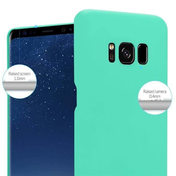 Coque - CADORABO - Samsung Galaxy S8 - Hård Skydd - Matt Design - Grön Färg Grön