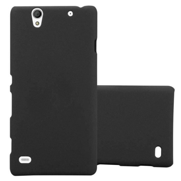 Coque - CADORABO - Sony Xperia C4 - Stötskydd - Design Frostad - Matt Finish Svart