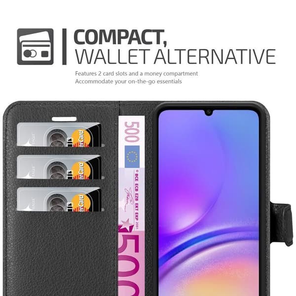 Etui för Samsung Galaxy A06 i JETSVART Svart