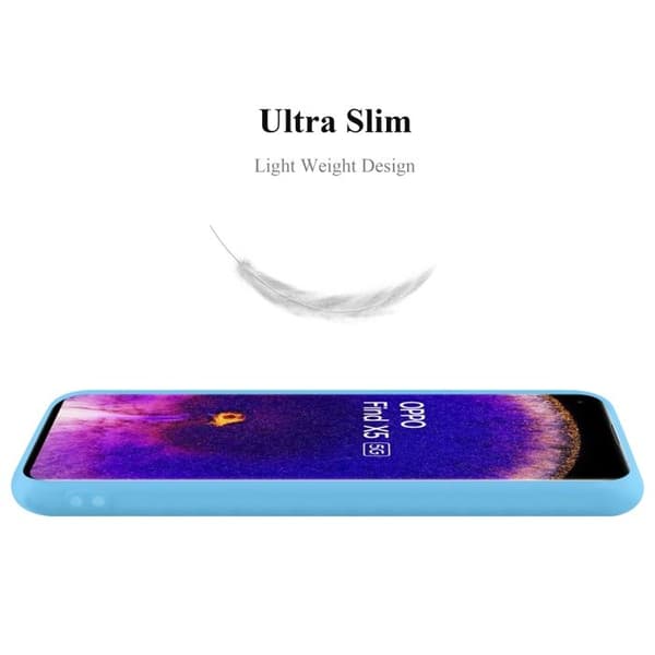 Skyddsskal för Oppo FIND X5 CANDY BLÅ Stötsäker Silikon Blå