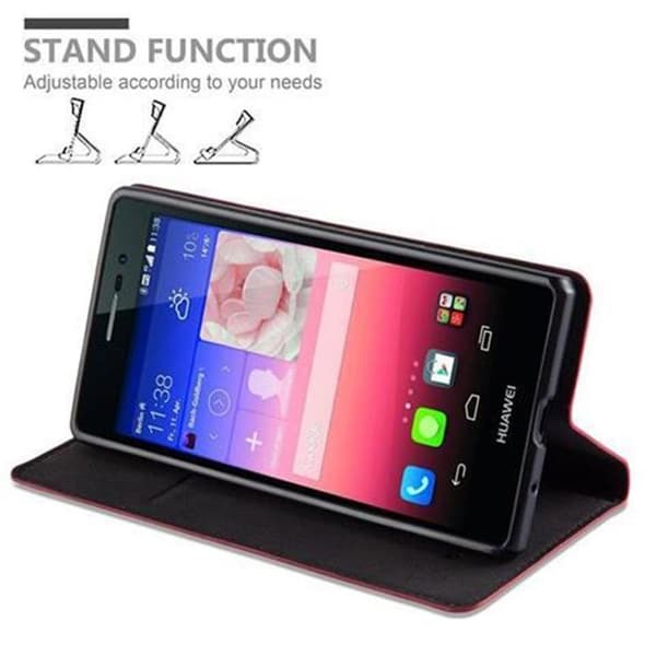 Fodral för Huawei ASCEND P7 Skal i ÄPPLE RÖD Röd
