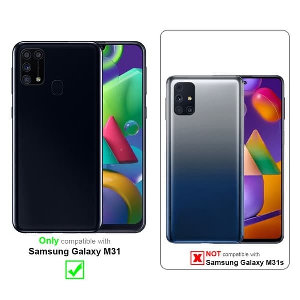 Skyddsfodral för Samsung Galaxy M31 CANDY MÖRKBLEU Stötskydd Silikon Blå