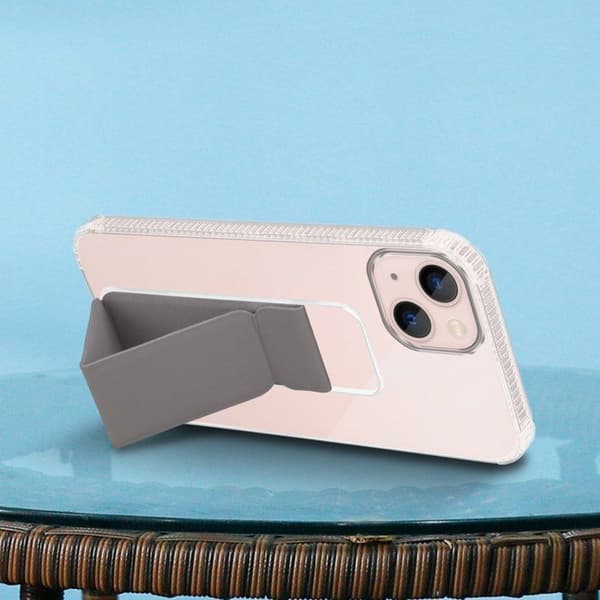 iPhone 13 Fodral i GRÅ Med stöd och ställfunktion