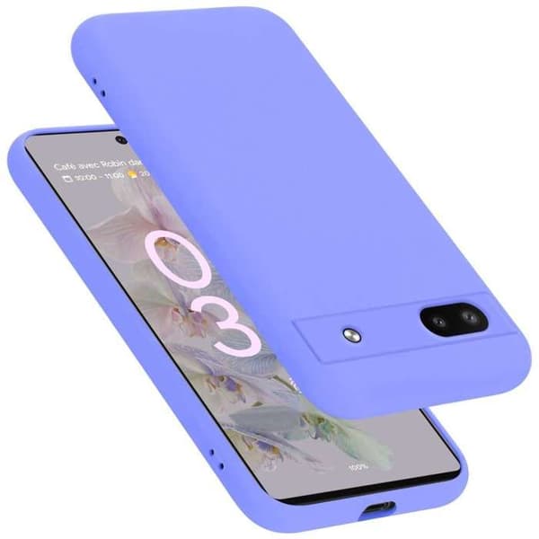 Skal för Google PIXEL 6A Stötabsorberande i LIQUID LIGHT PURPLE Violett