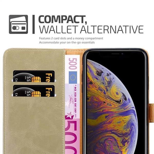 Skal för iPhone XS MAX i MARRONE CAPPUCINO Skyddsskal brun