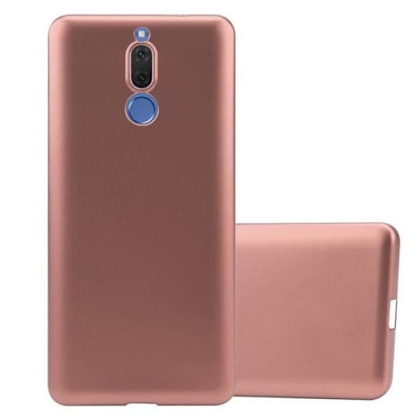 Cadorabo Fodral fungerar med Huawei MATE 10 LITE i METALLIC ROSÉ GOLD - Stötsäker och reptålig TPU silikonskydd - Ultra