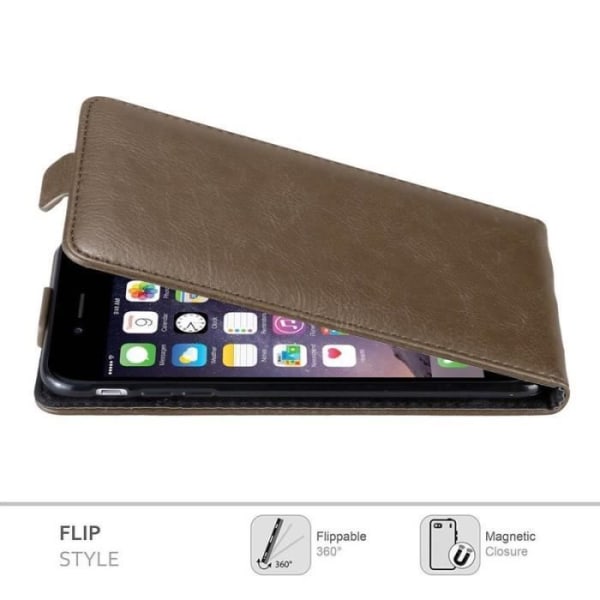 Cadorabo Fodral till Apple iPhone 6 PLUS - iPhone 6S PLUS i KAFFEBRUNT